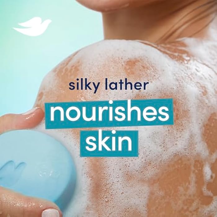 Dove Beauty Bar 6 Pack Hydrating with Glacial water & Avocado oil Cleanses & Hydrates 3.75 Oz - Image 4